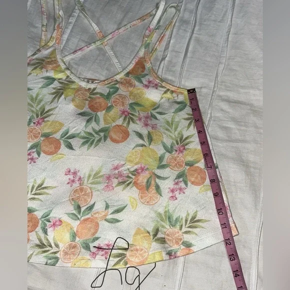 Z Supply In The Swing White Citrus Strappy Tank Top NWT - Picture 16 of 16